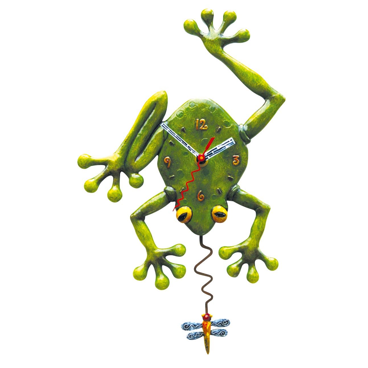 EnescoAllen Designs Frog Fly Clock