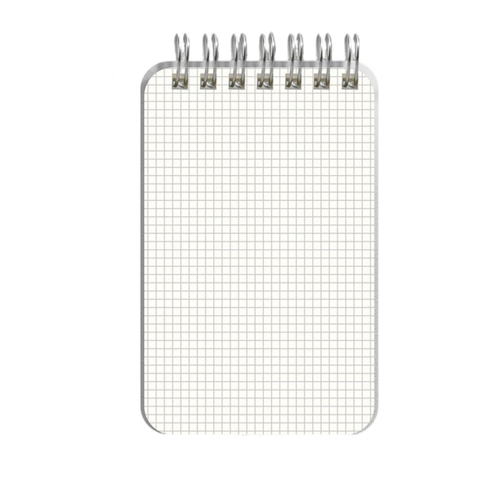 Notitzbuch Tragbares Notizbuch Im A7-Format Mit Extra Dicker Tasche Journal Notizen(White1)