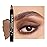 evpct Brown Matte Cream Eye Shadow Sticks Brightener Pencils for Women, Longwear Brown Silky Eyeshadow Applicator Stick Pen Waterproof, Blendable Crease-Proof Stick Eyeshadow Matte Eye Makeup 75