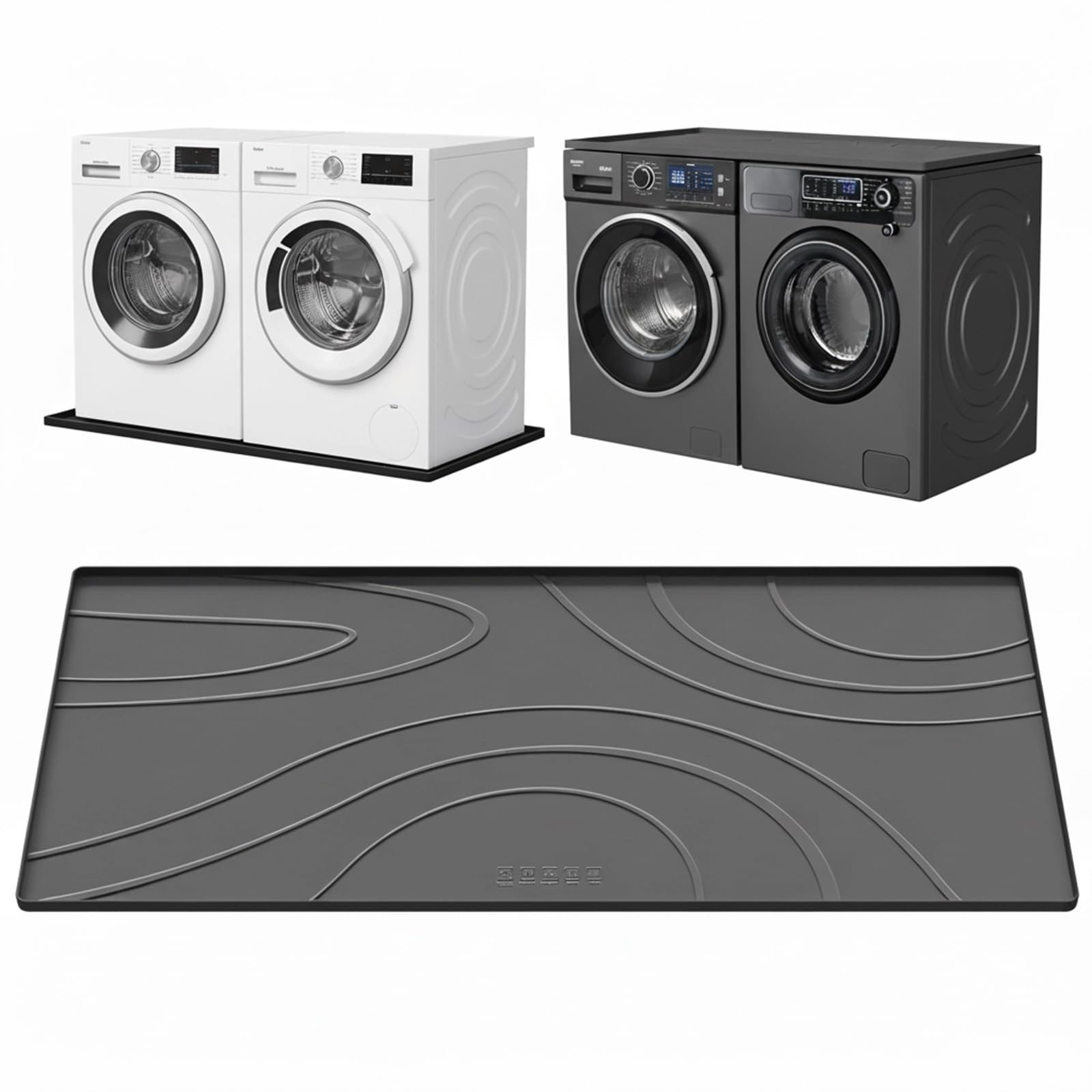 Photo 1 of EWX Washing Machine Drain Pan - 54x26.5 Inch Silicone