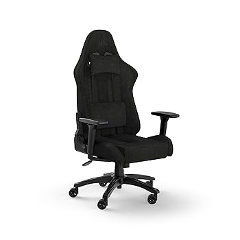 Corsair Relaxed Fabric Gaming Chair, Black