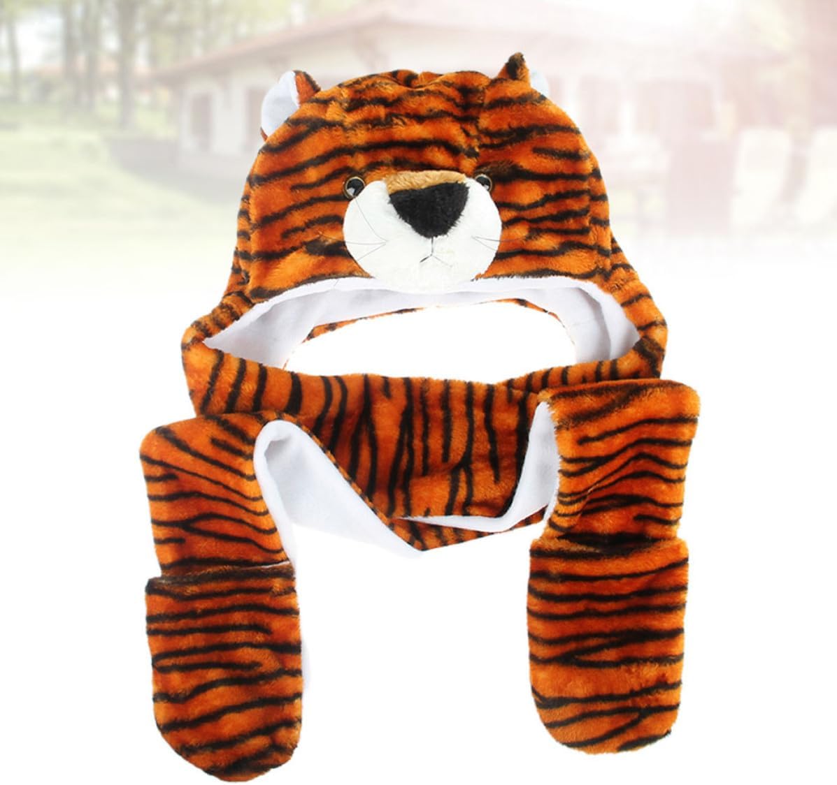 Tiger Ear Protector Hat Cotton Winter Cold Protection Multi