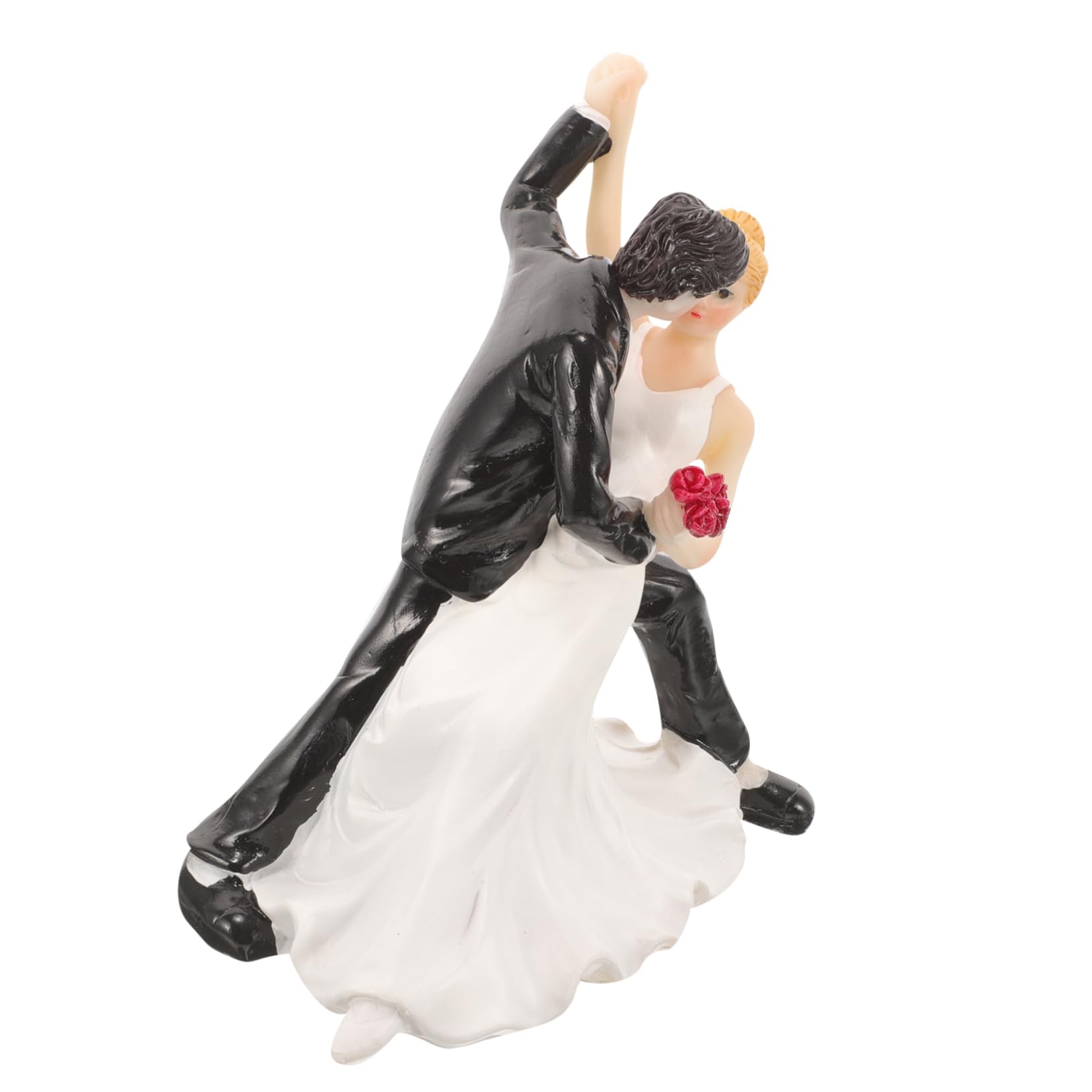 Mikikit 2 Pezzi Decorazione per Torte Nuziali Cake Topper Sposi Accessorio per Matrimonio e Anniversari Realizzazione e Durabilità Atmosfera e Accogliente
