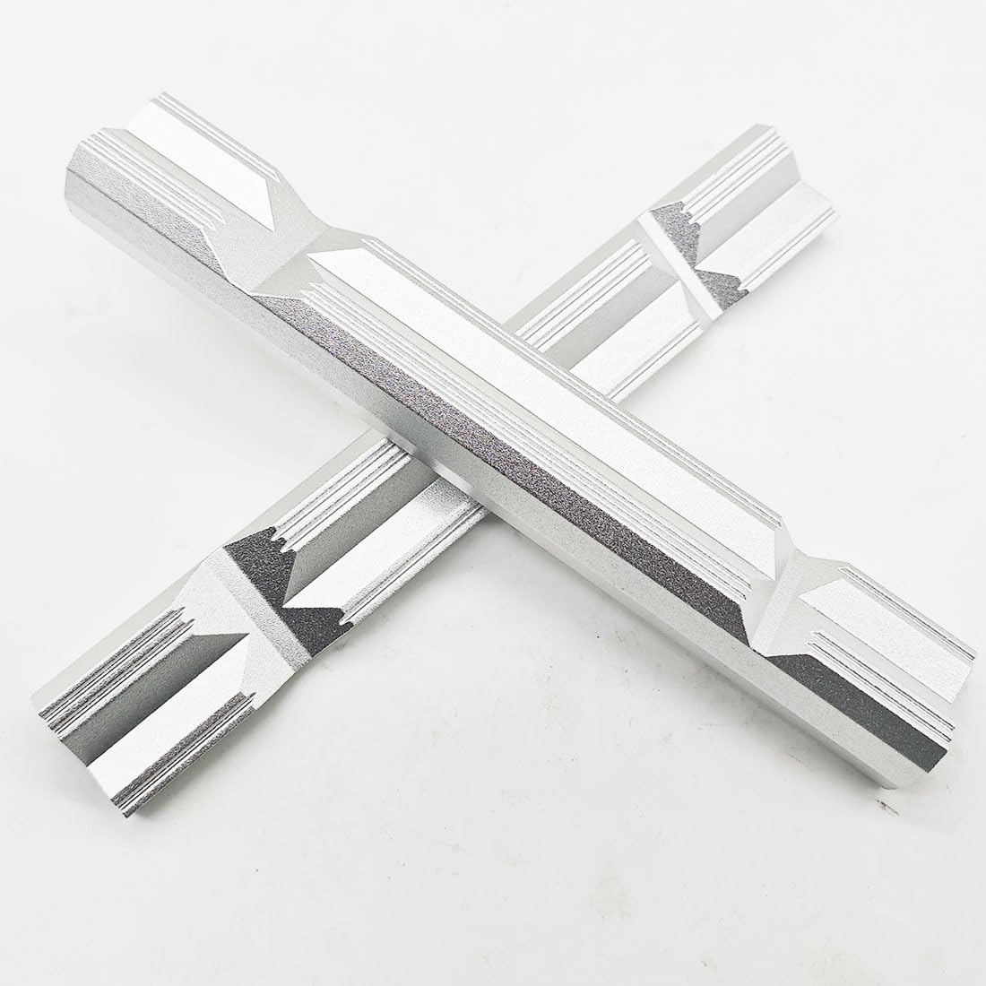 1Set CNC Milling Steel Vise Hard Jaw Fixture V-Type Jaw Aluminum Alloy V-clip 8
