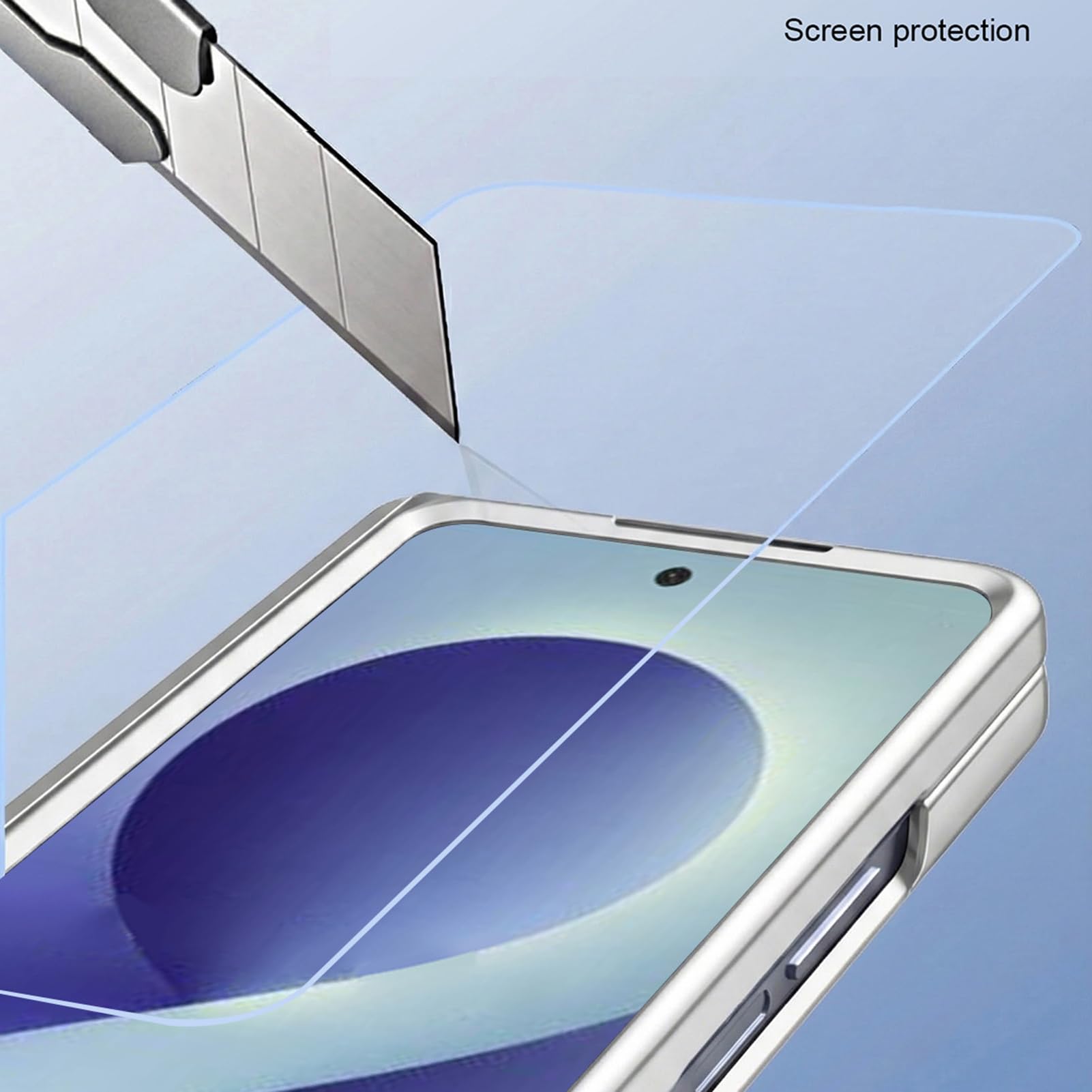 Etui platerowane do Samsung Galaxy Z Fold 8 Ultra, osłona ekranu na zawias | Magnetyczny pierścień ssący obrotowy osłona obiektywu luksusowa elegancka PC ochrona przed odciskami palców