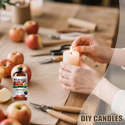 Miniatura 6 de Aceite esencial de manzana, aceite de manzana, 16 onzas líquidas, 16.2 fl oz para difusor, humidificador, limpieza de yoga, bricolaje, velas,