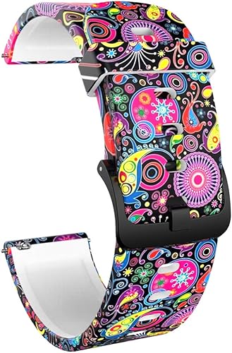 Miniatura 6 de FitTurn Paquete de 5 correas de reloj compatibles con Parsonver LW46 Smart Watch, correa de repuesto para reloj inteligente Parsonver LW46, correa