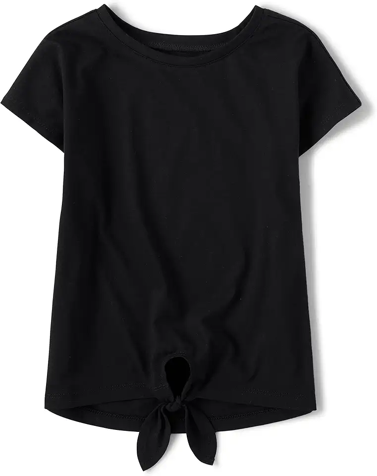 The Children's Place Short Sleeve Tie Front Top