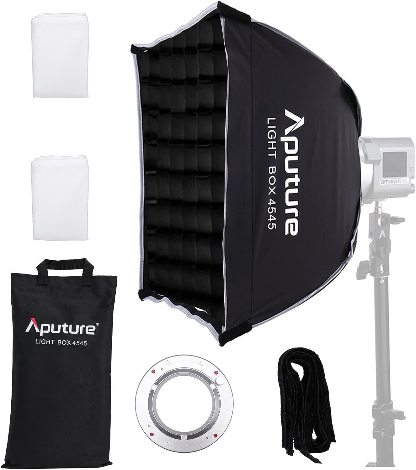 amaran 60dS ストロボ +Aputure Light Box 4545 amaran 60dS ストロボ +Aputure Light Box 4545