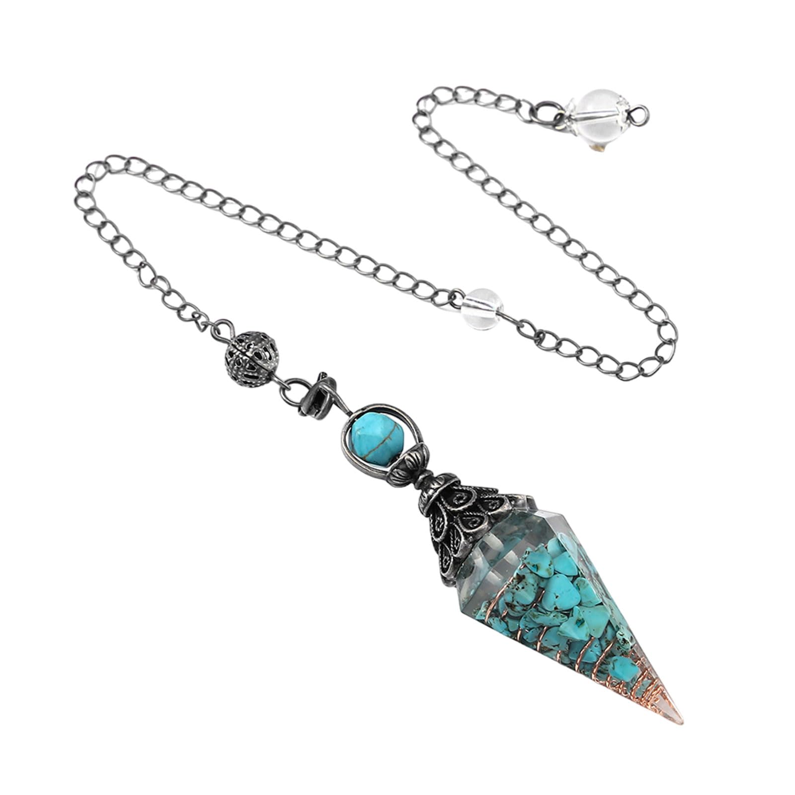 NVOQILIN Crystal Pendulums For Witch Craft Ceremonies Divination Reikis Healings Mystical Gifts Witch Craft Ritual