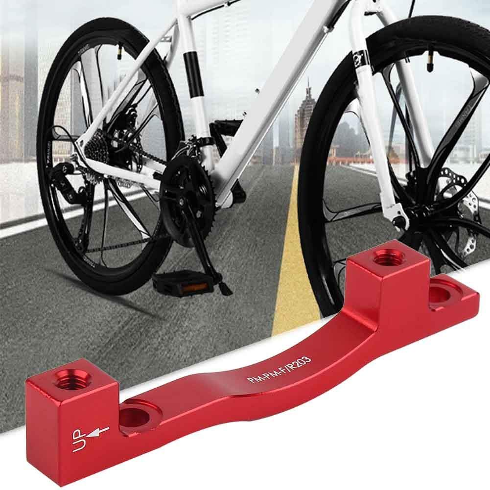 DEWIN Bike Disc Adapter, Bicycle Brake Adapter Durable A-F203 for Mountain Bike Bicycle Black(Red) - Image 3
