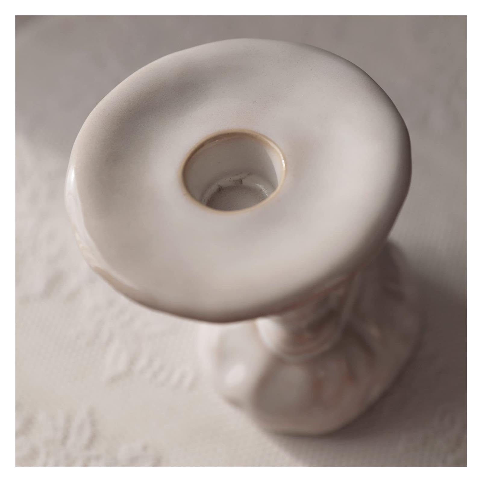 Portacandele Candeliere portacandele in Ceramica for Matrimonio Decorazioni per la mensola del Camino