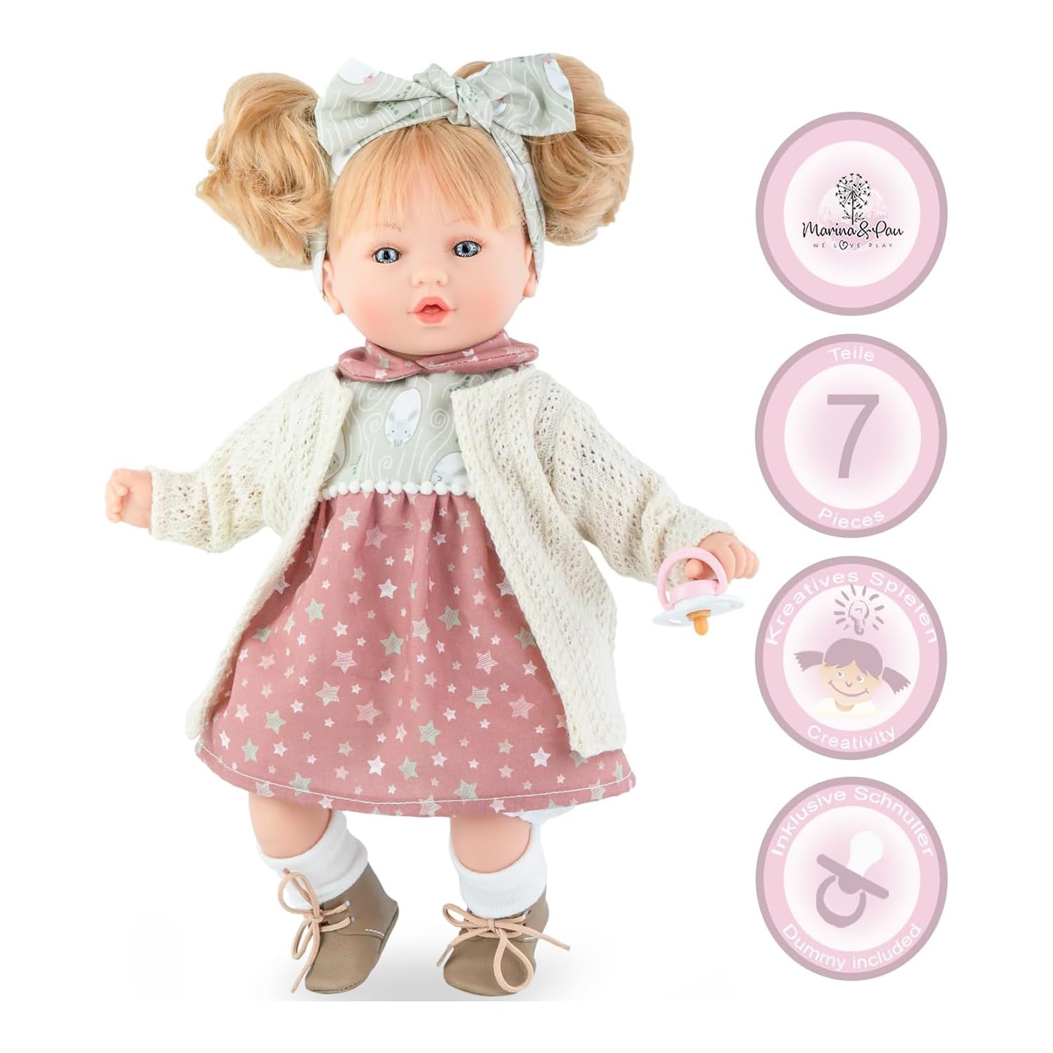 MARINA & PAU Bambola 40 cm. Petite Winter 492