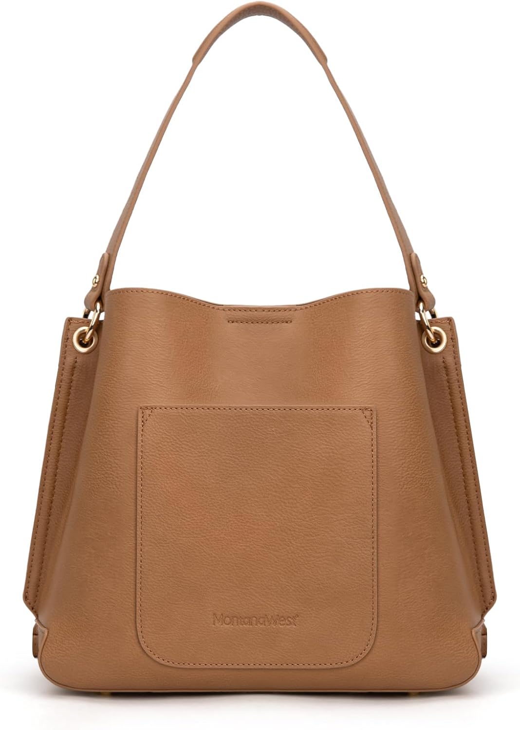 Montana West Hobo Purse for Women Bucket Shoulder Bag with Crossbody Strap