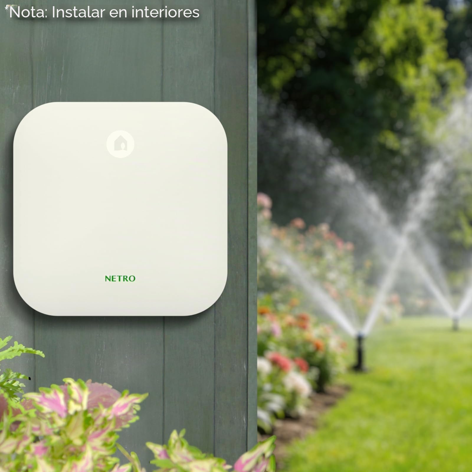 Netro Controlador inteligente de riego, Wifi, Tiempo Aware, acceso remoto, 6 Zona, compatible con Alexa