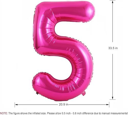 Miniatura 2 de Anagram Globos, colección Gabbys, accesorio de fiesta, multicolor, licencia oficial, 5 cumpleaños