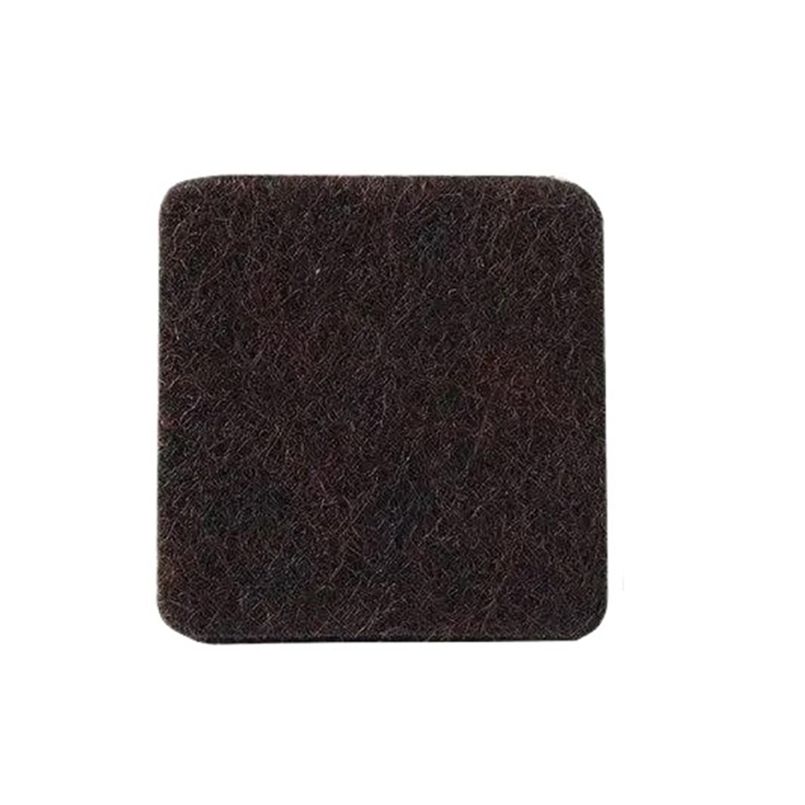 Furniture Pads Felt Furniture Pad Round Chair Legs Anti Scratch Floor Protector Self-Adhesive Sliders for Hardwood Floors Table Couch(Brown 30mm Square)