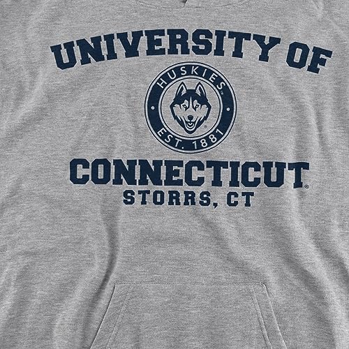LOGOVISION University of Connecticut Official Circle Logo Youth Kids Boy/Girls Pull-Over Hoodie2