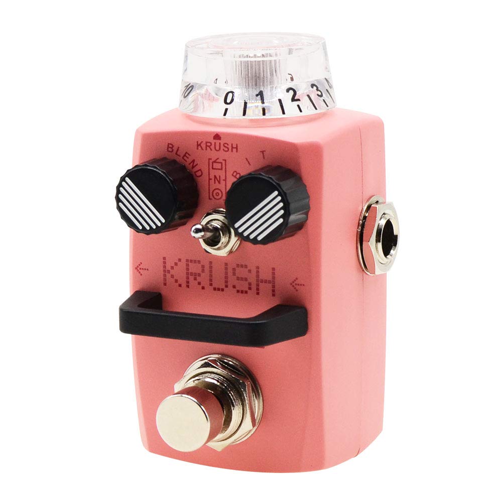 Hotone Skyline Krush Bitcrush Bitcrusher digitale. Frequenza di campionamento Riduttore del campione, Pedale Sintetizzatore per chitarra, Sintetizzatore Effetti LoFi