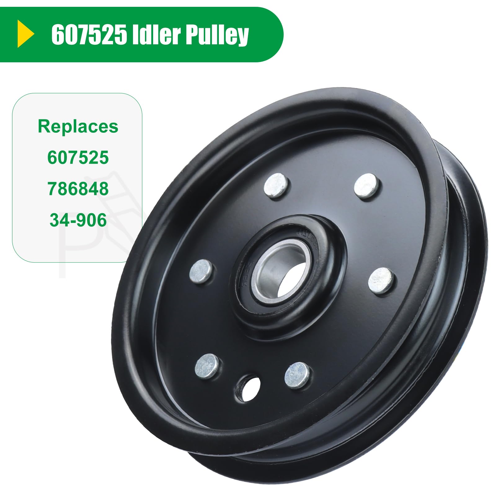 POSFLAG 786848 Pulley Replaces Hustler 786848 Idler Pulley, Excel