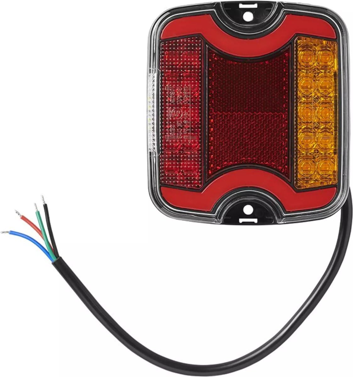 ProPlus Tylne prawe światło 4-funkcyjne, 105 x 95 mm, LED + GLOW, tylne światło przyczepy