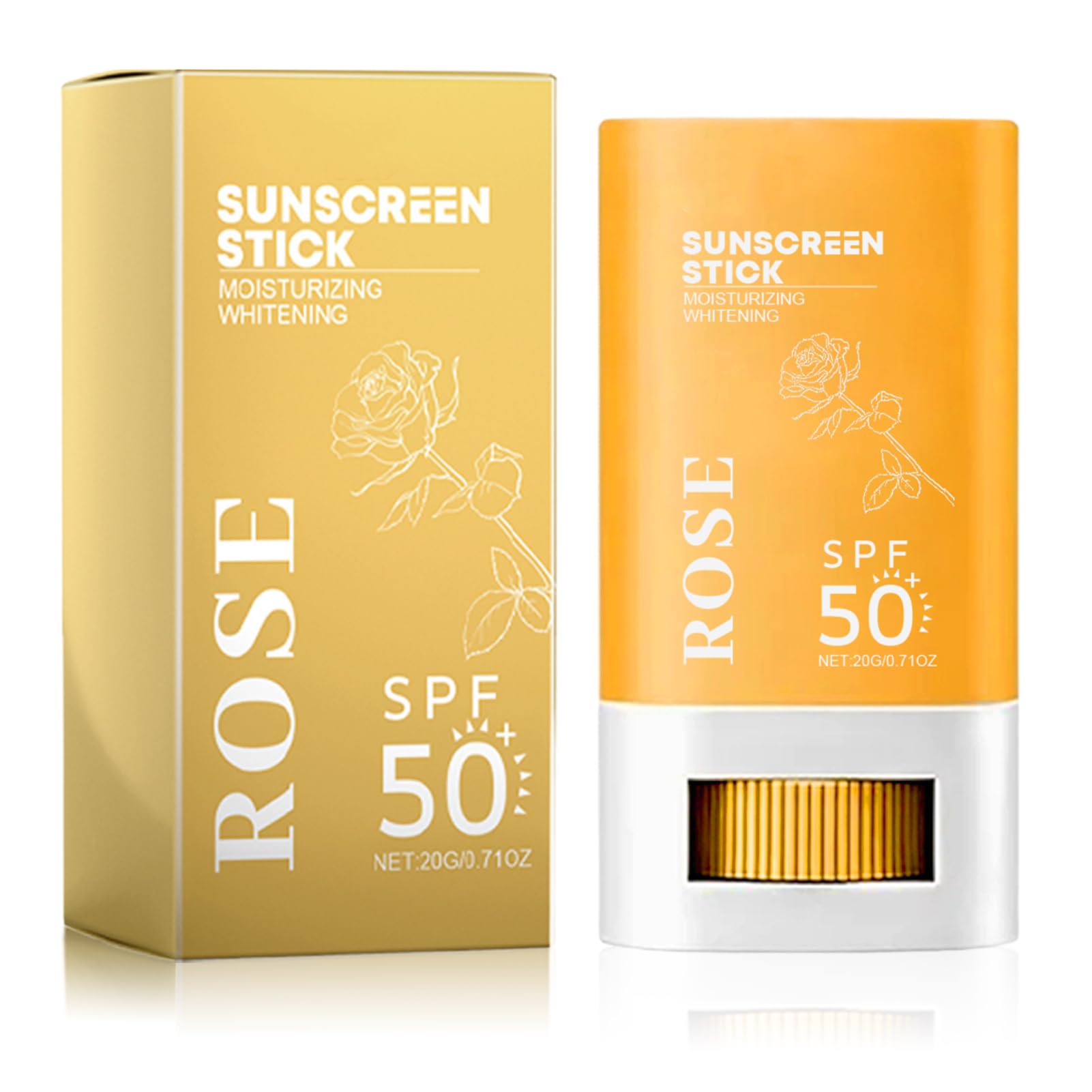 Protector Solar Facial,stick solar facial,crema solar facial stick SPF 50,Sun Clear Stick,Ligero,Impermeable,Uv Protecting Skin Summer,Adecuado para deportes al aire libre, surf (Rosa)