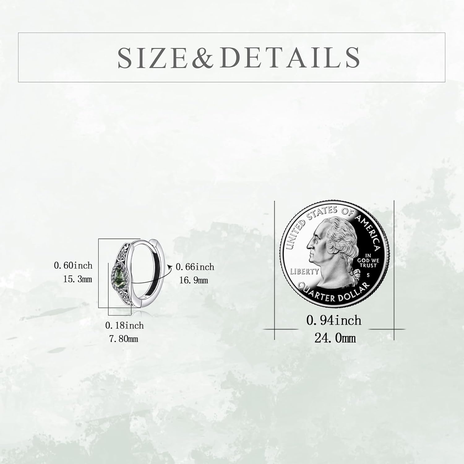 POPLYKE Sterling Silver Flower Hoops Earrings Small Huggie Earrings Jewelry Gift for Women - Image 6