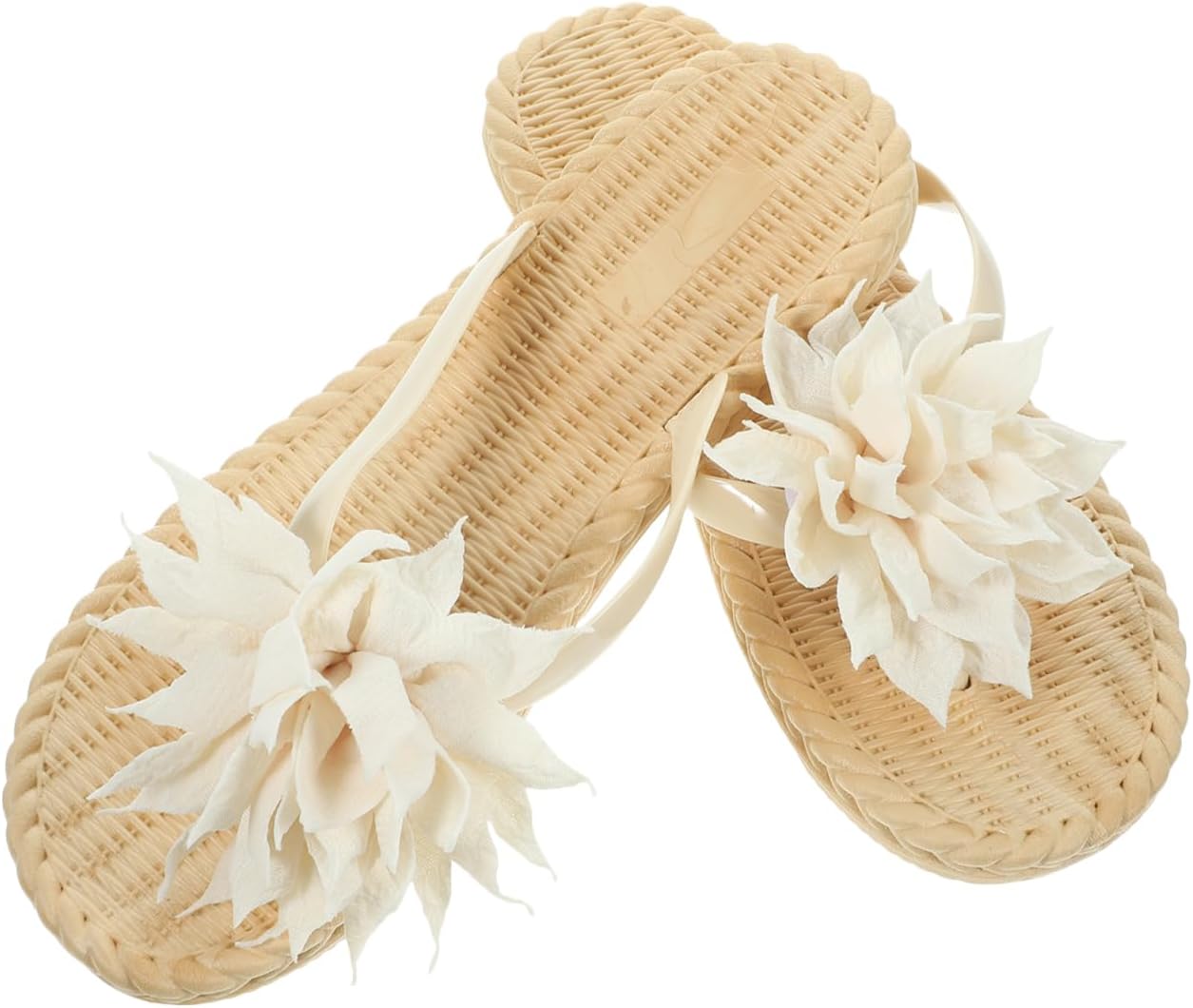 Holibanna Chinelo feminino floral confortável sandálias de praia boêmias para mulheres e meninas