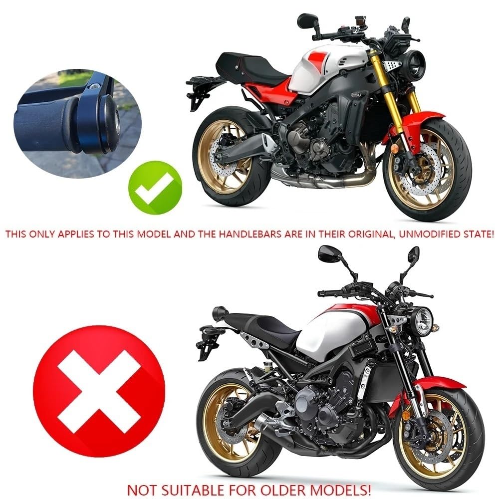 Do XSR900 Moto Lusterko końcówkowe kierownicy