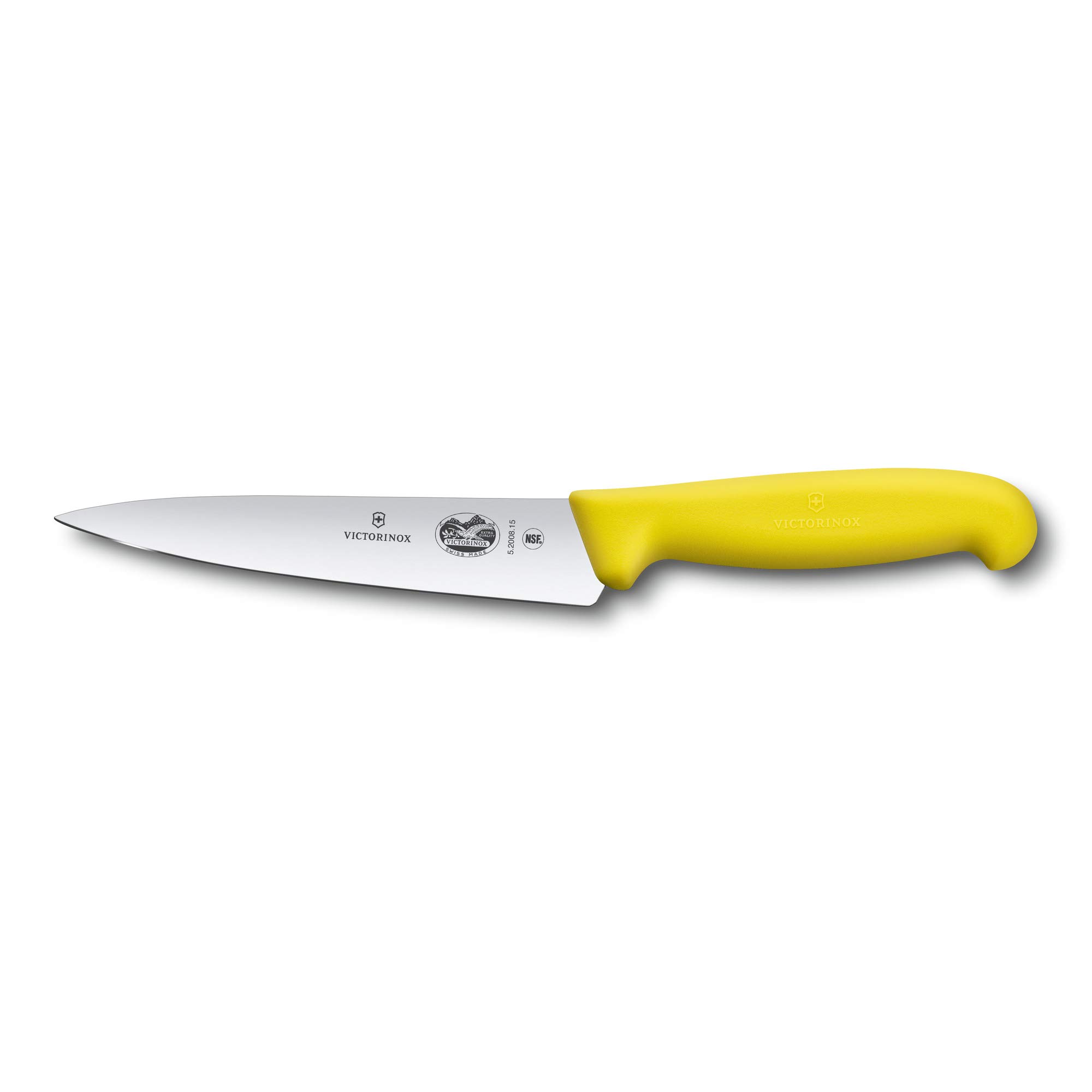 Victorinox Fibrox Pro Kitchen Chefs Knife, 5.9 inches, Yellow (5.2008.15)