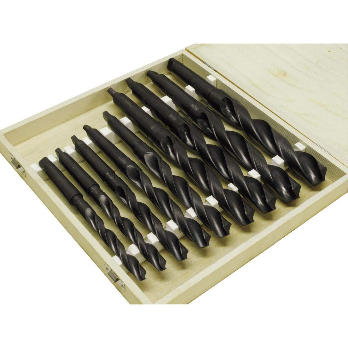 SET D E BROCAS | HOLZMANN MK3 | 10 UNITÀ SCANALATE | CONO DEL MORSE | SPSMK3 HSS 24-31.5MM |