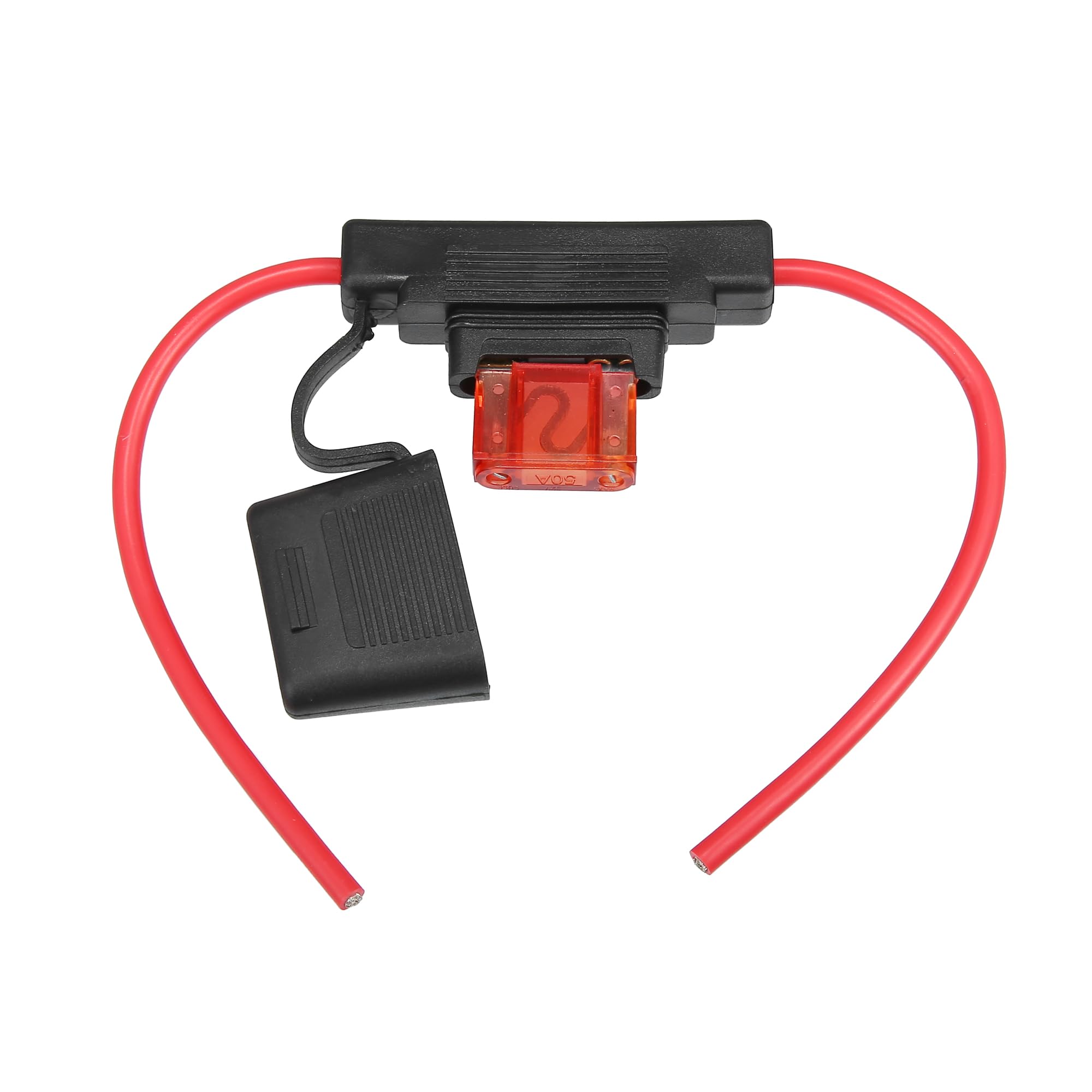 QUARKZMAN 2 Set DC 12V 10AWG 10 Calibro ATC Linea Fusibile Contenitore con 50A Fusibile