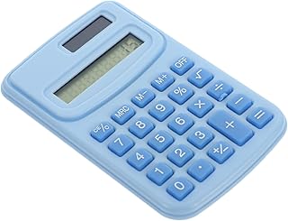 Tofficu Calculadora Pequena Calculadora Desenhos Animados Calculadora De Toque Confortável Calculadora Eletrônica Vitalidade Computador De Escritório Azul Calculadora De