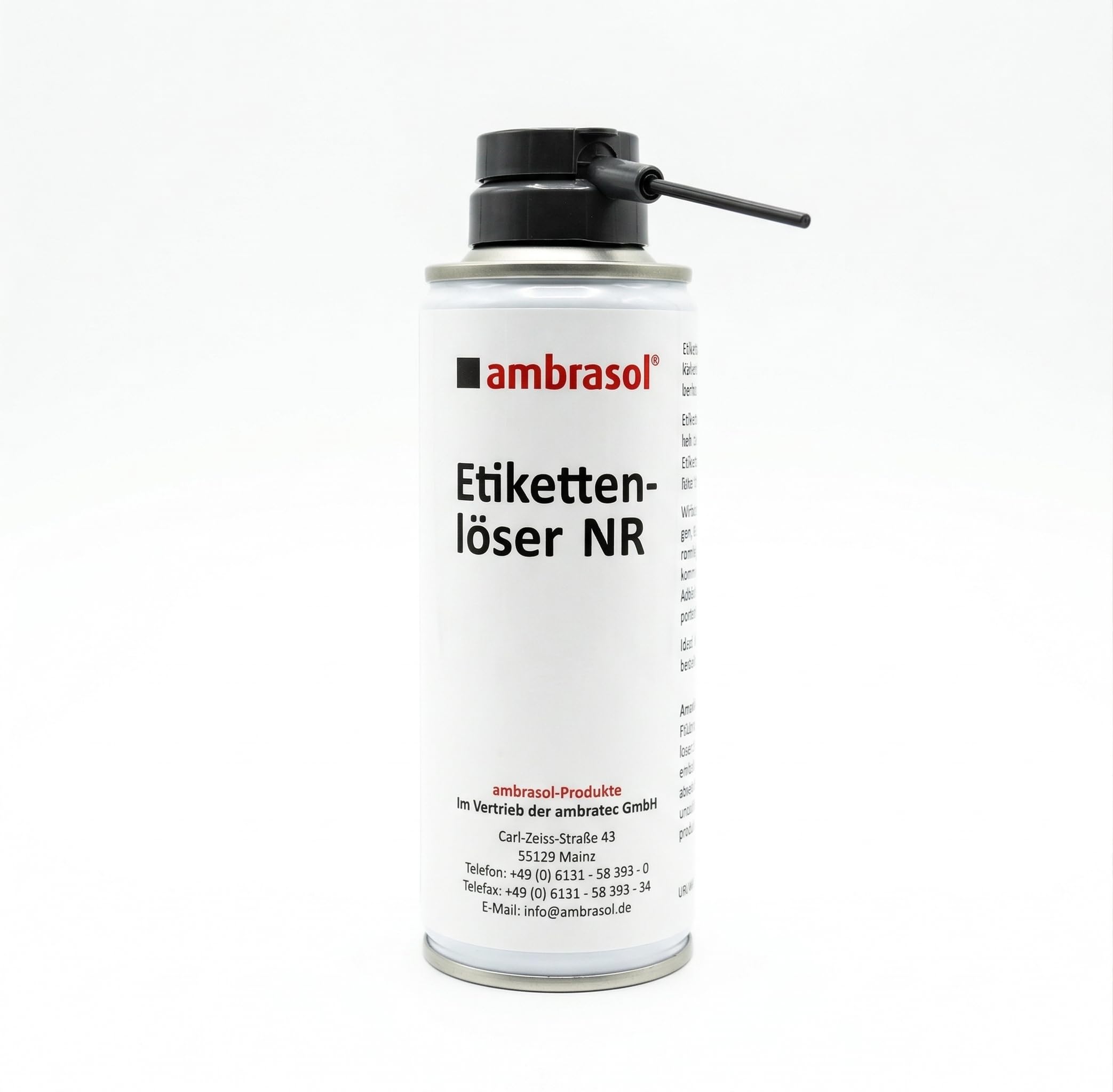 Etikettenlöser - entfernt schnell, wirksam und mühelos Etiketten, Klebereste und Aufkleber und hinterlässt dabei keine Rückstände - 200 ml Sprühdose