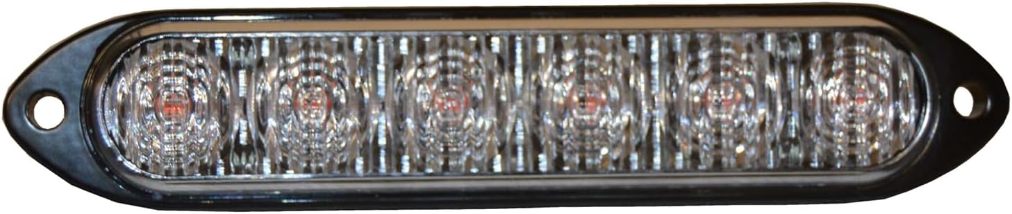 DLITE-RB Emergency Lighting - Red/Blue, LED 6 Diode S.A.E. Class I Surface Mount 12 to 24V