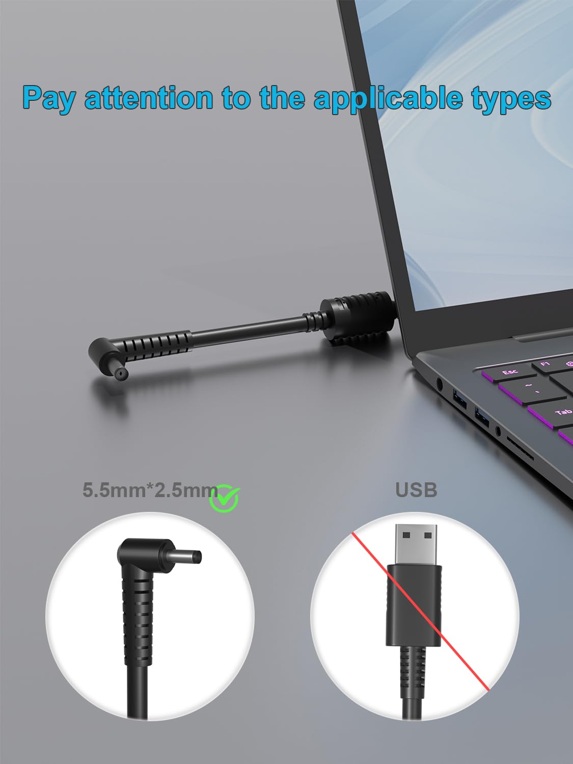 230W 180W Ladekabel Netzteil Ladegerät für Gigabyte Aorus 15 15G 15P 17 17G 5 AERO 15 16 17 5 15S GIGABYTE G5 G6 G7 G6X A7 A5 Gaming Laptop A17-230P1A A12-230P1A Stromkabel Netzkabel Laptop