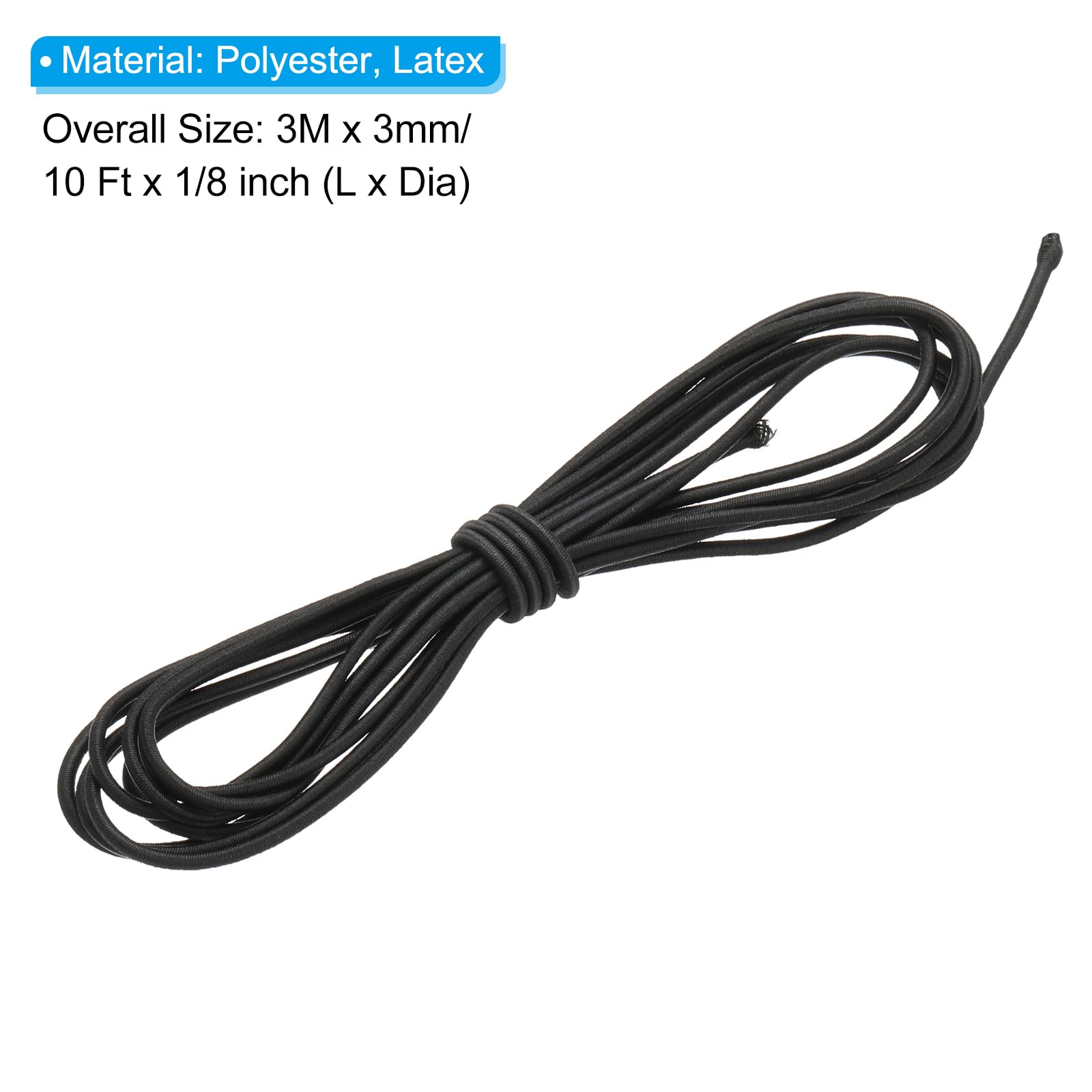 PATIKIL 1/8" x 10' Bungee Shock Cord - Image 2