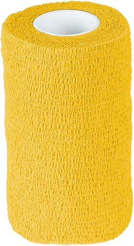 Miniatura 4 de Equinavia Paquete de 20 envolturas autoadhesivas para veterinarios de 4 pulgadas con estuche de fácil dispensación  Vendajes para caballos, perros,