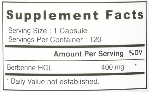 Miniatura 6 de Good State Berberina HCL 400mg, 120 Cápsulas Vegetarianas