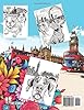 Beautiful Dogs in England Coloring Book: Activity Book for Kids and Adults: 120 pages of Dog Coloring Pages featuring the United Kingdom and London, Liverpool, Edinburgh, Newquay #1