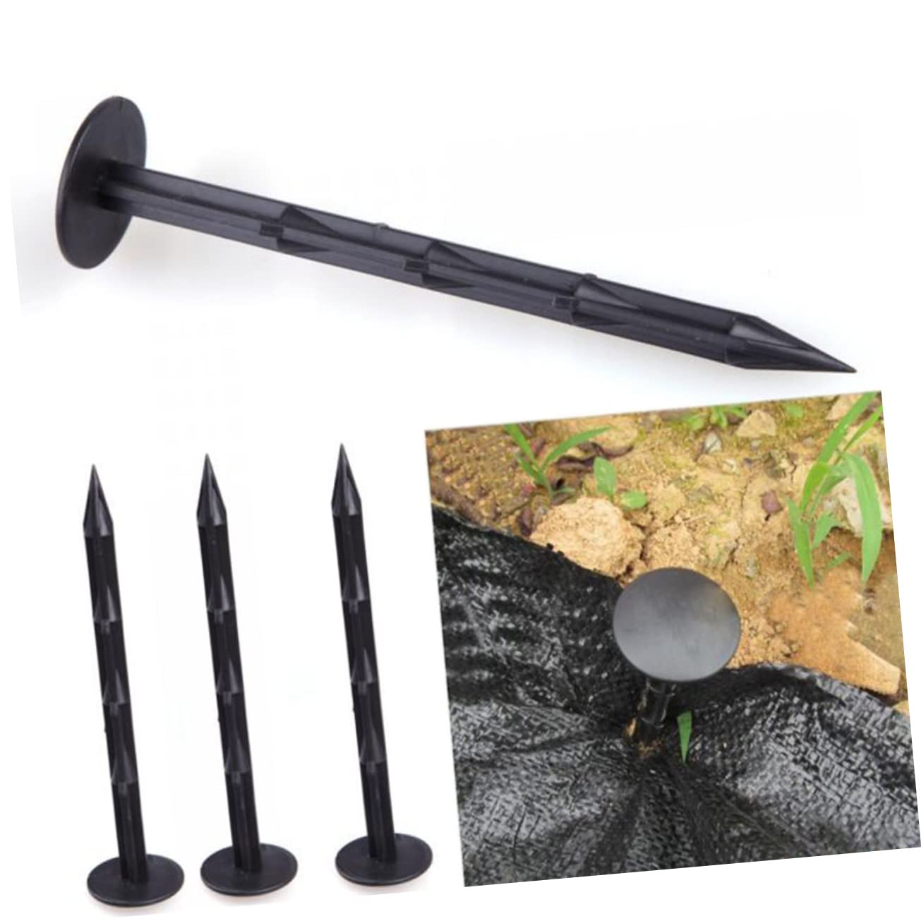 ifundom 10Pcs Heavy Duty Garden Stakes for Camping Hiking and Canopy Durable and Lightweight Tent Pegs Secure Garden Anchors for Outdoor Use