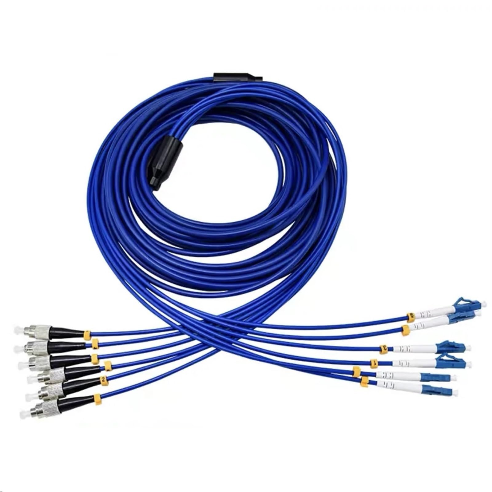Câble de connexion à fibre optique blindé à 6 cœurs, 150 m-300 m (200 m LC-LC)