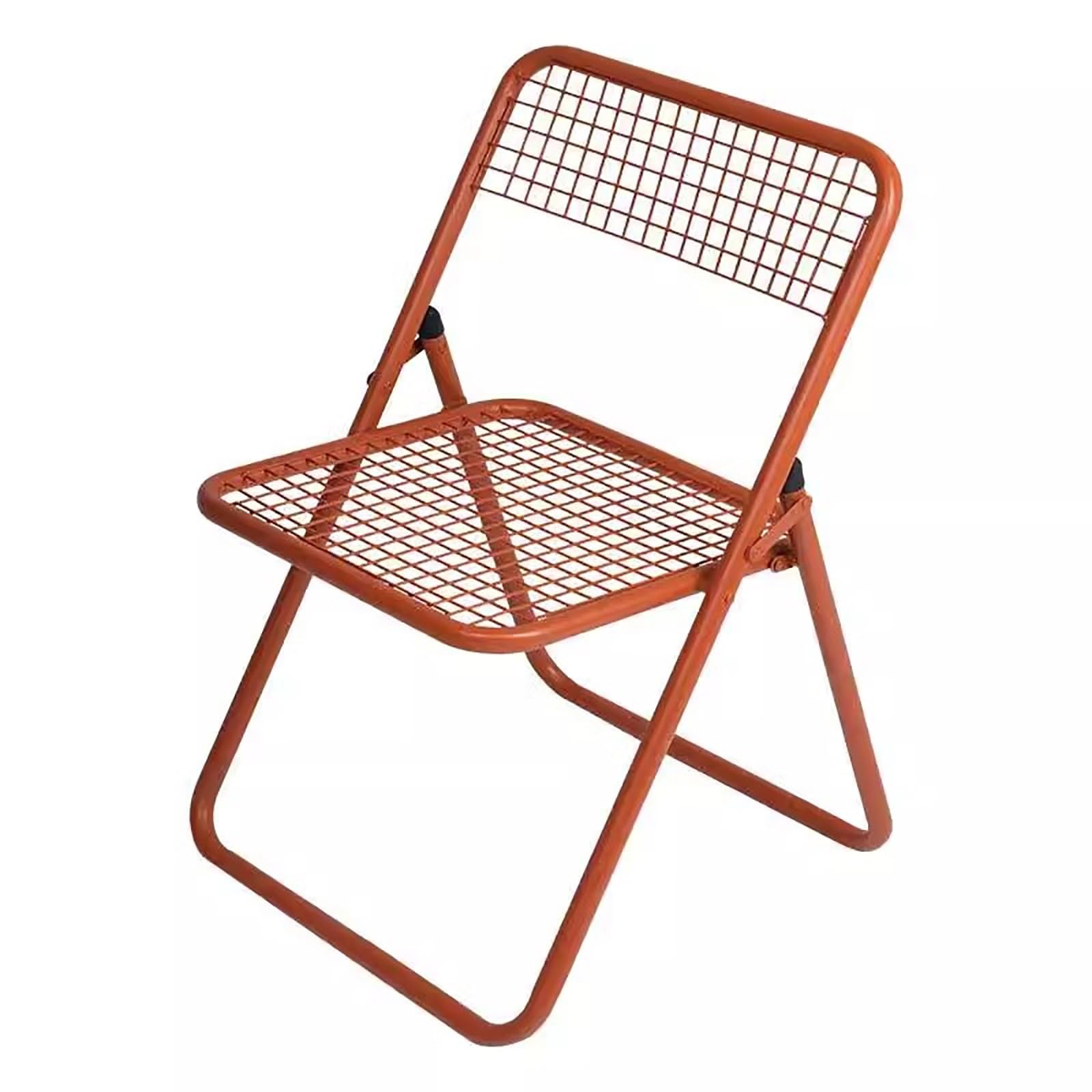 Chaises pliantes portables en fer forgé moderne pour salon et terrasse