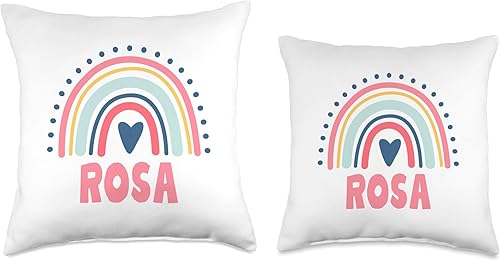 Miniatura 3 de Rosa Name Custom Woman Myth Legend Pink Birthday Party Throw Pillow, 16x16, Multicolor