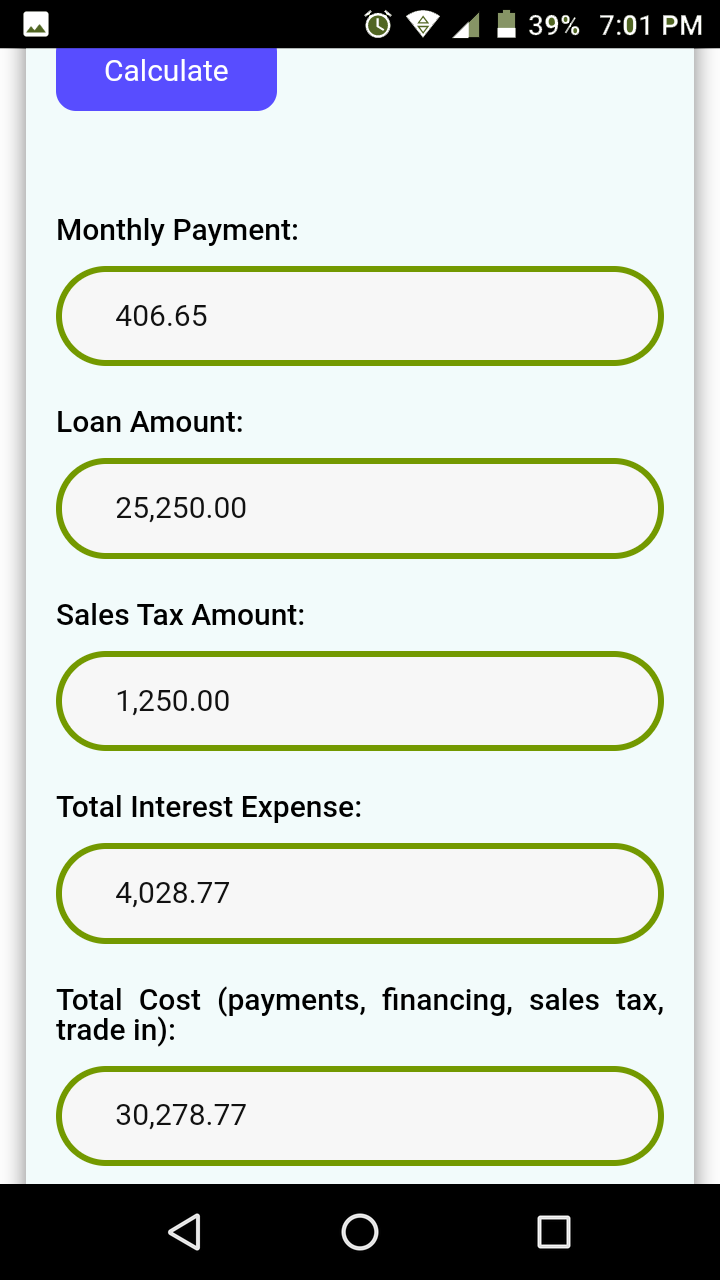 Car Loan for Android