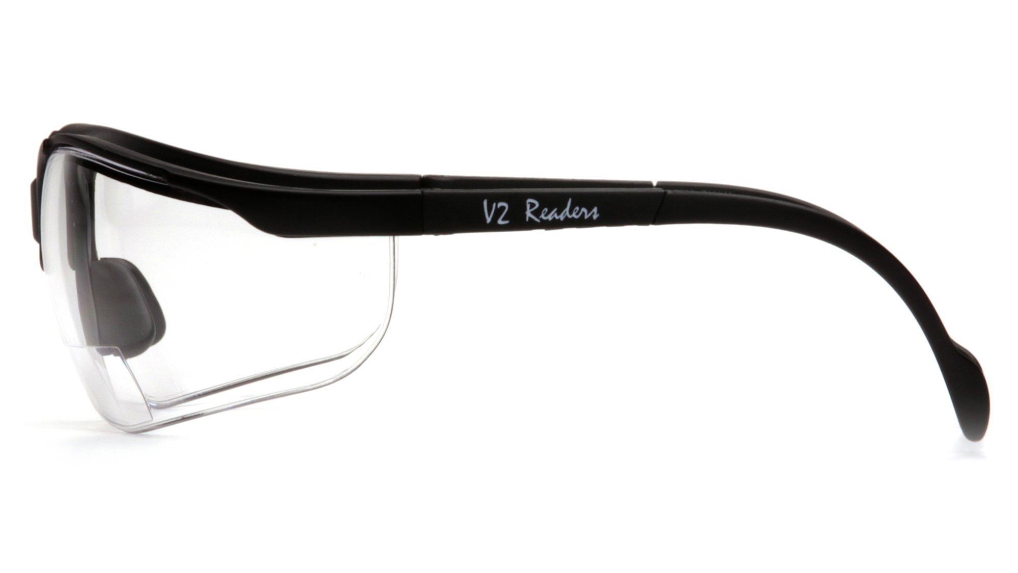 Pyramex Safety Venture II lecteurs, Black Frame/Clear Anti-Fog Lens