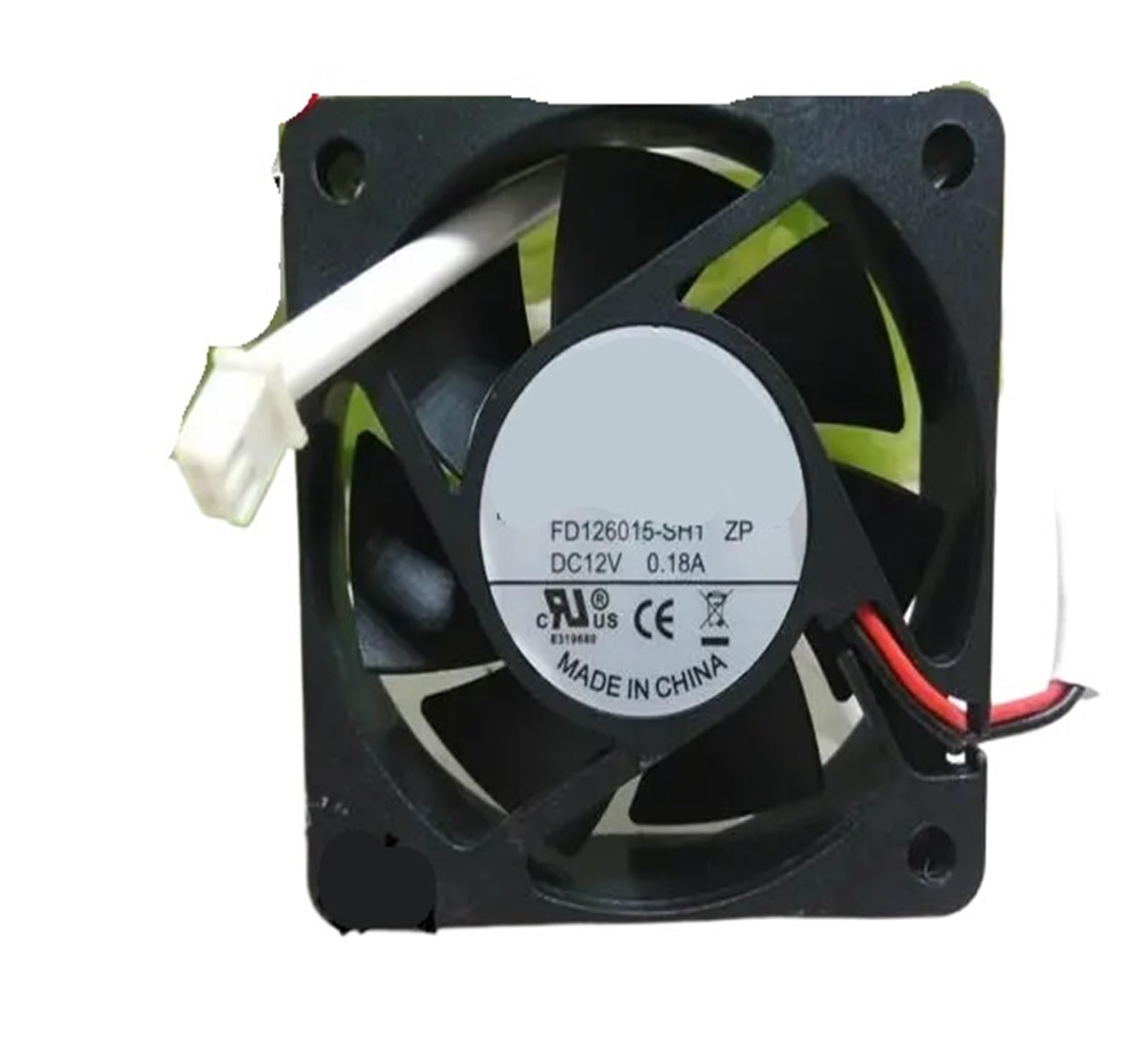 UWUKCJOKQ 6CM 6015 FD126015-SH1 DC12V 0.18A 60 * 15MM 2 line DC Fan