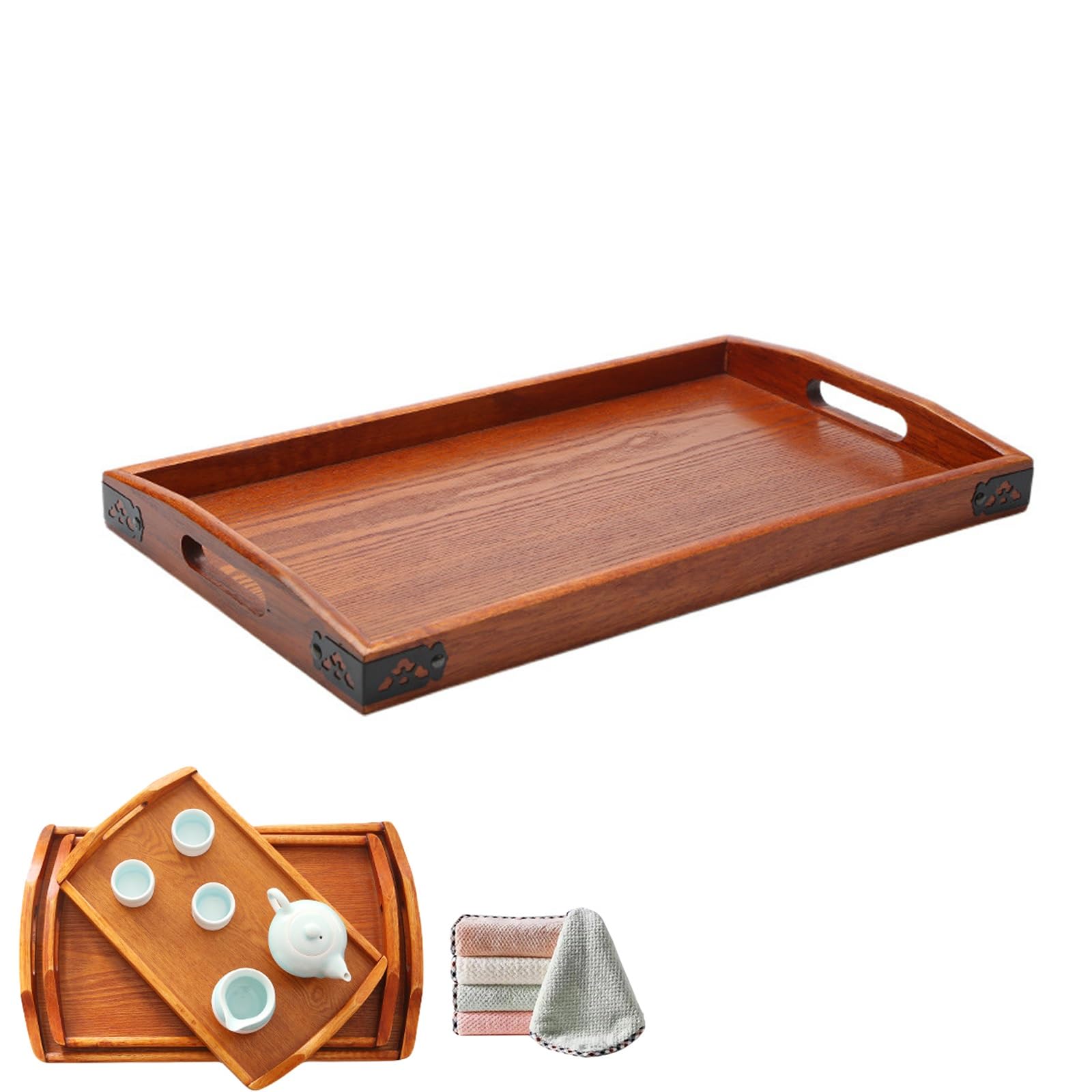 Amazon｜PITMAN 木製トレイ ナチュラル 竹パレット ロング手水器