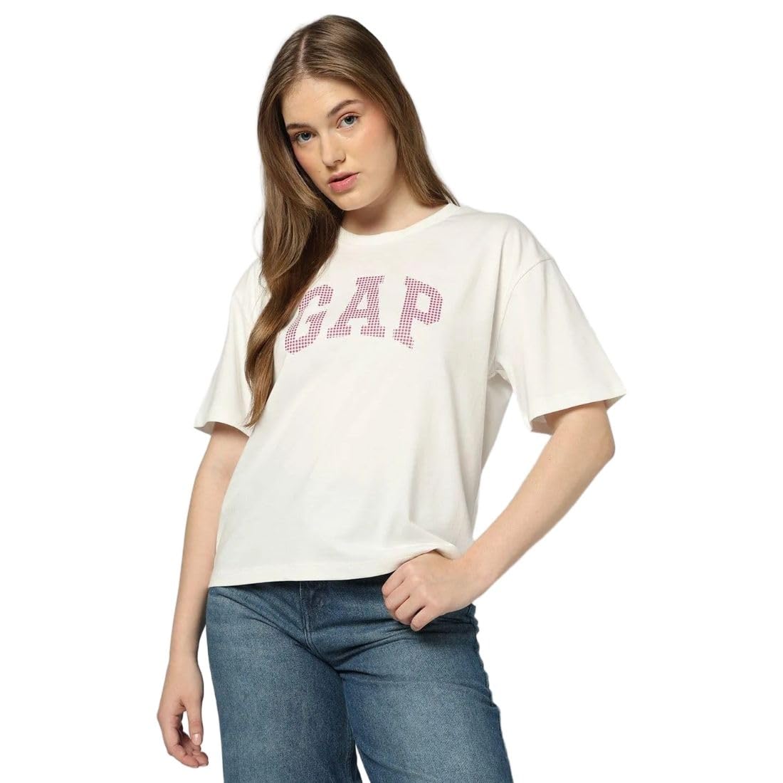 Women's Logo Crew Neck Short Sleeve T-Shirt-XS-image-20