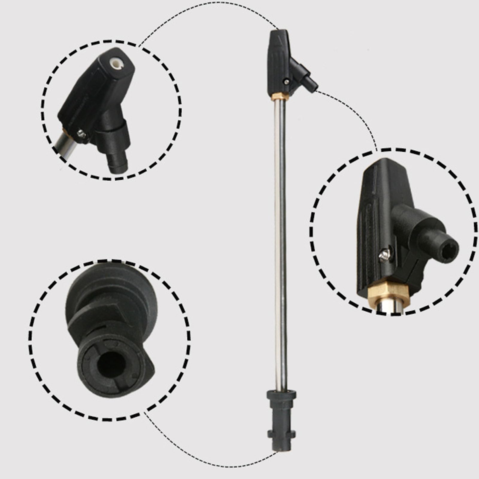 Set di idropulitrici multiuso ad alta pressione Blaster Kit ad alta pressione Sabbiatura Bagnata Sabbiatura Set di accessori di ricambio